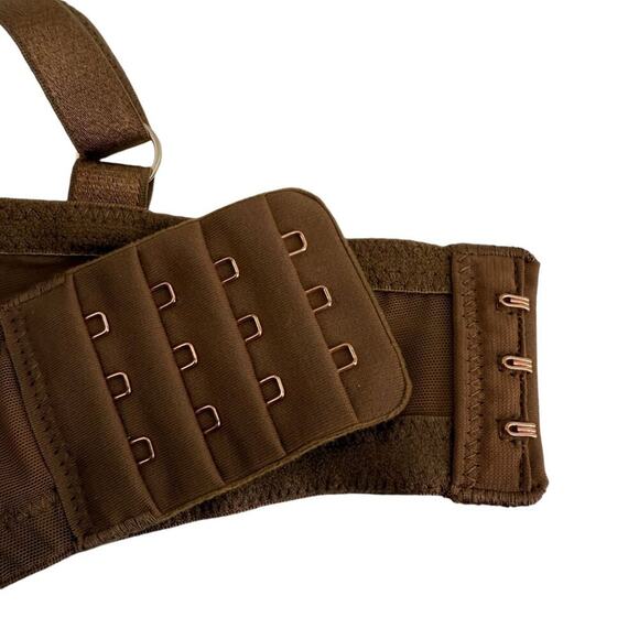 Victoria's Secret Dream Angels Lightly-Lined Lace Demi Bra Chocolatey Lace 36DD - Picture 4 of 8